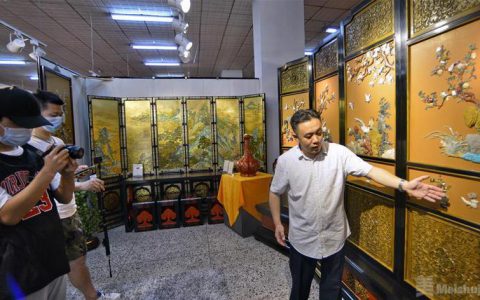 金漆镶嵌漆艺精品亮相北京