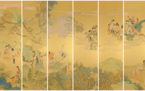朵云往事|《任伯年群仙祝寿图》，最大规模的复刻作品