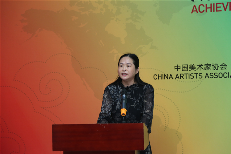 05陶勤副书记主持开幕式.JPG 交流互鉴 命运与共——“中国美术世界行暨海外研修工程成果汇报展”在京隆重举行
