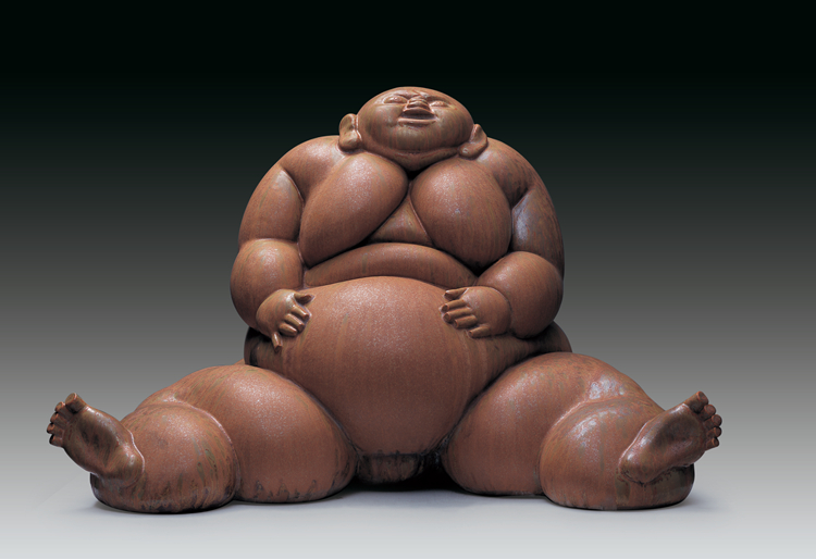 16、吕品昌 阿福 no.15 瓷57x42x40cm 2005年.jpg “中央美术学院造型艺术年度提名·2020: 炁象·埴象——马路&吕品昌的艺术”