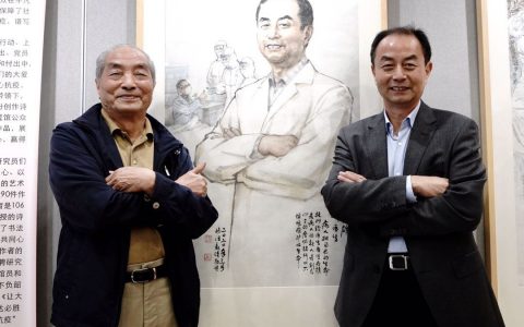 上海文史馆的画家们终于与笔下的抗疫英雄见面了