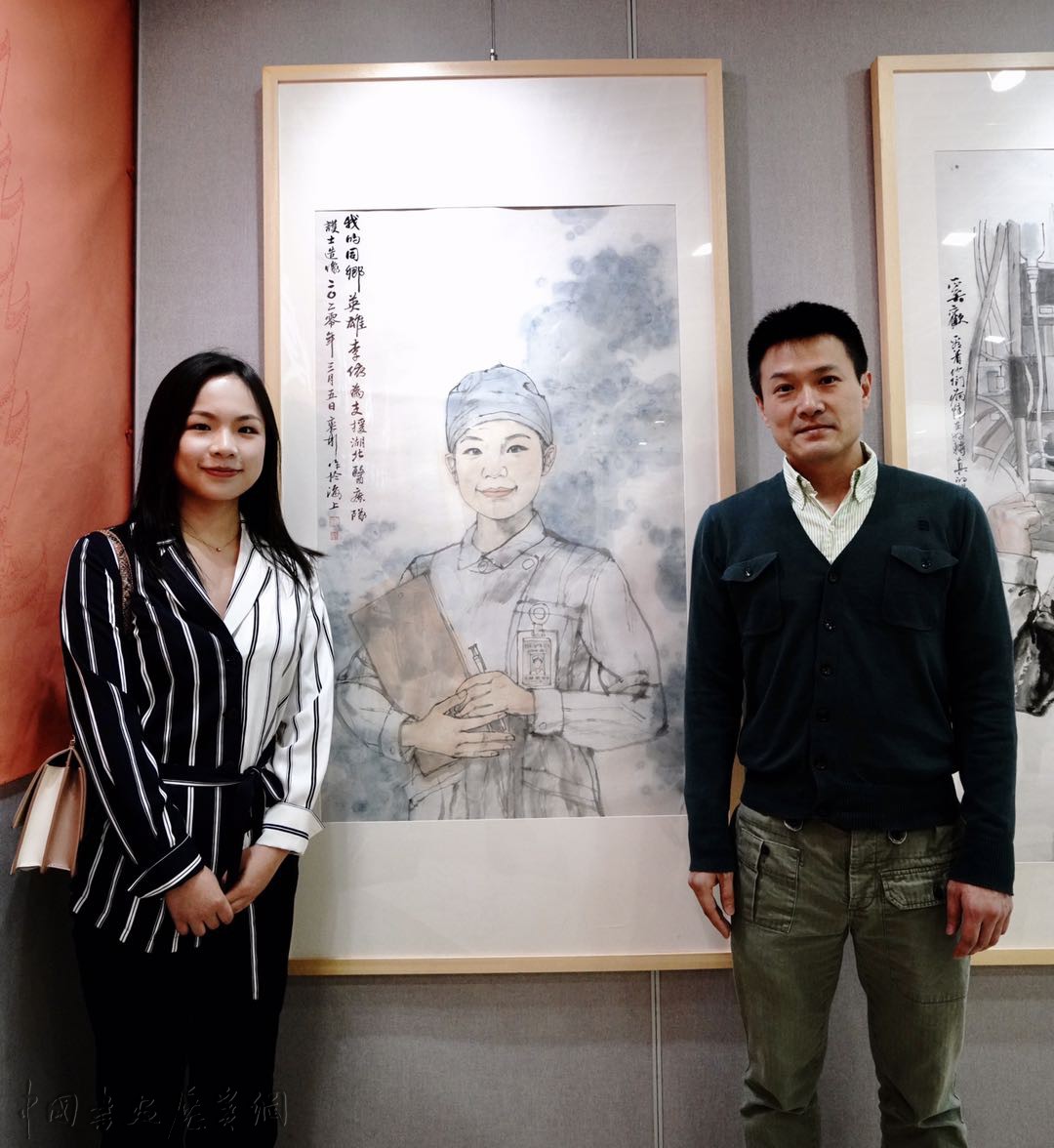 上海文史馆的画家们终于与笔下的抗疫英雄见面了