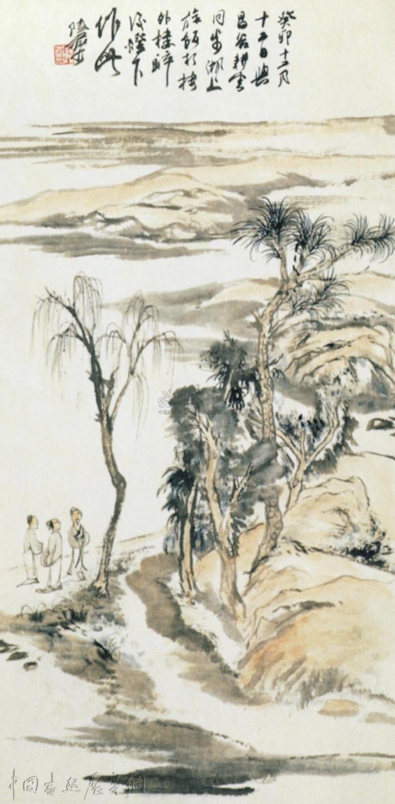 看陆俨少、宋文治、周昌谷的“丹青之谊”，上海联展三家经典| 中国书画展赛网
