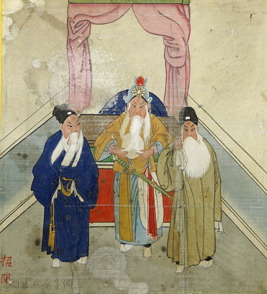 年画之美|北京民俗版画中的文武门神、戏曲人物等| 中国书画展赛网