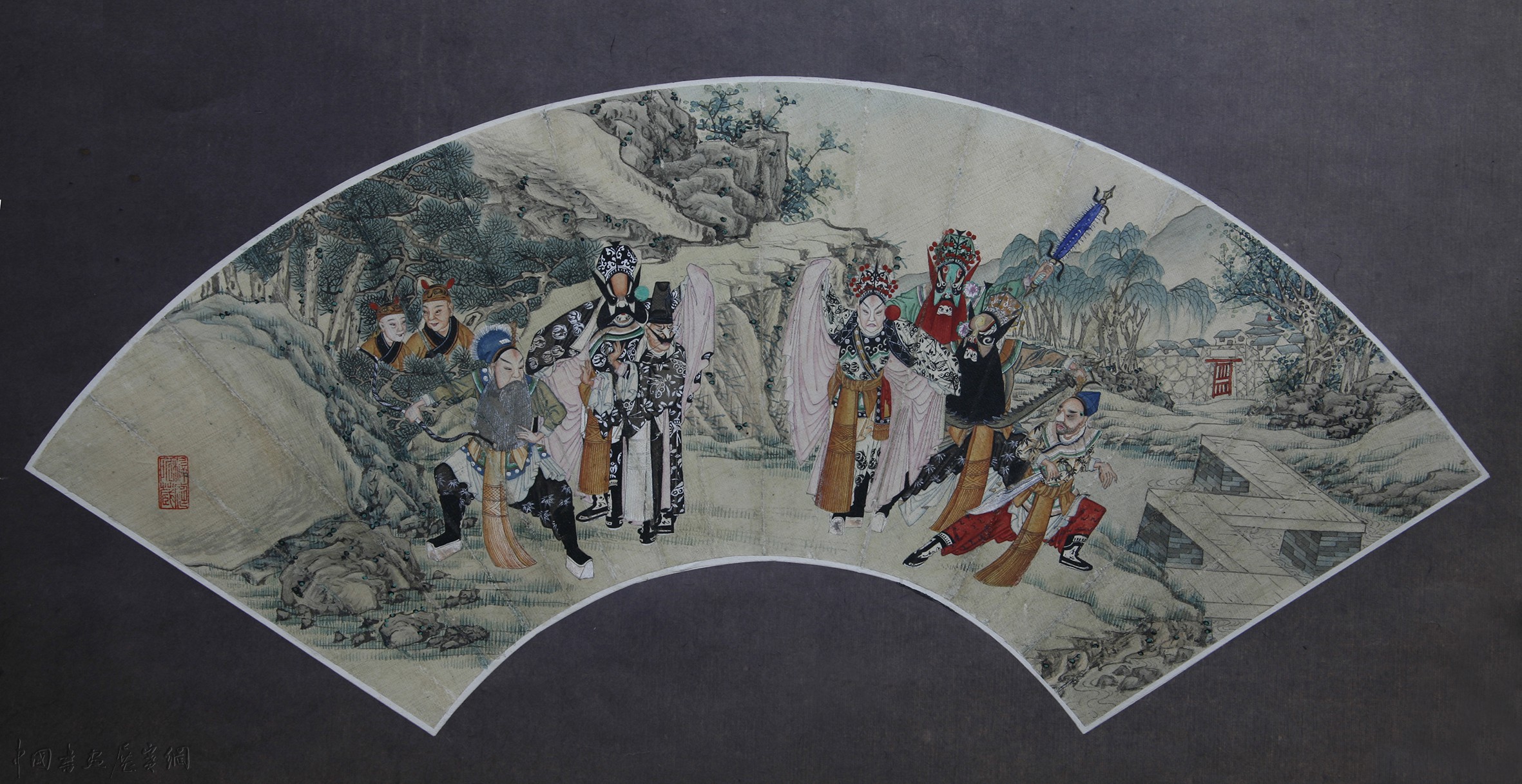年画之美|北京民俗版画中的文武门神、戏曲人物等