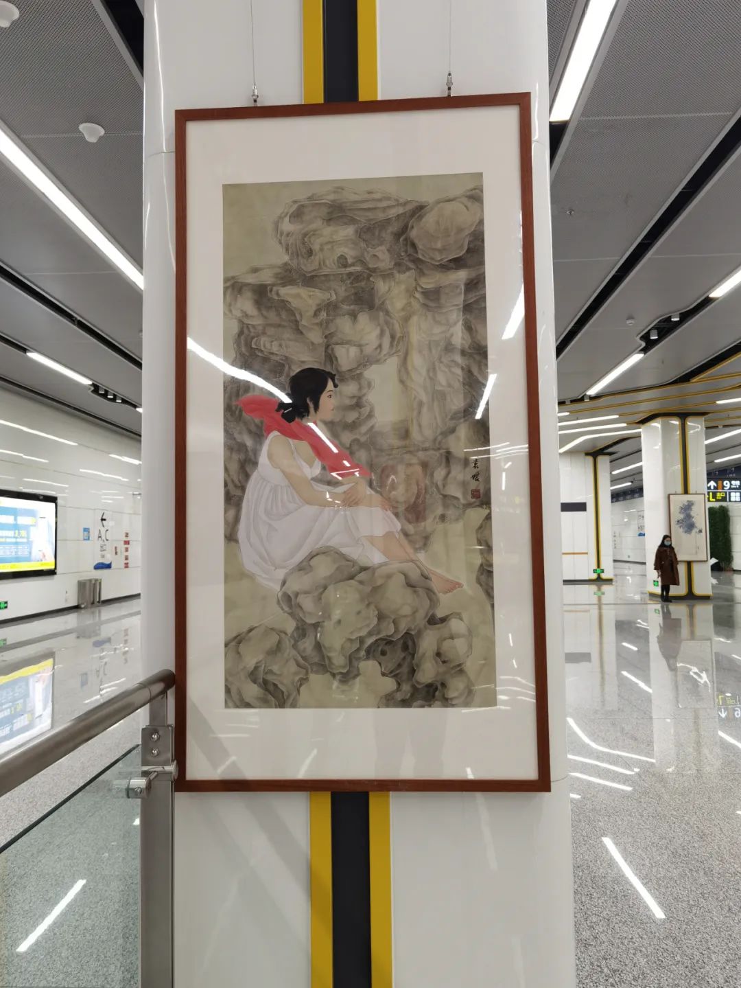 现场 | 用艺术点缀旅途——开往春天地铁书画展开展 用艺术点缀旅途——开往春天地铁书画展开展