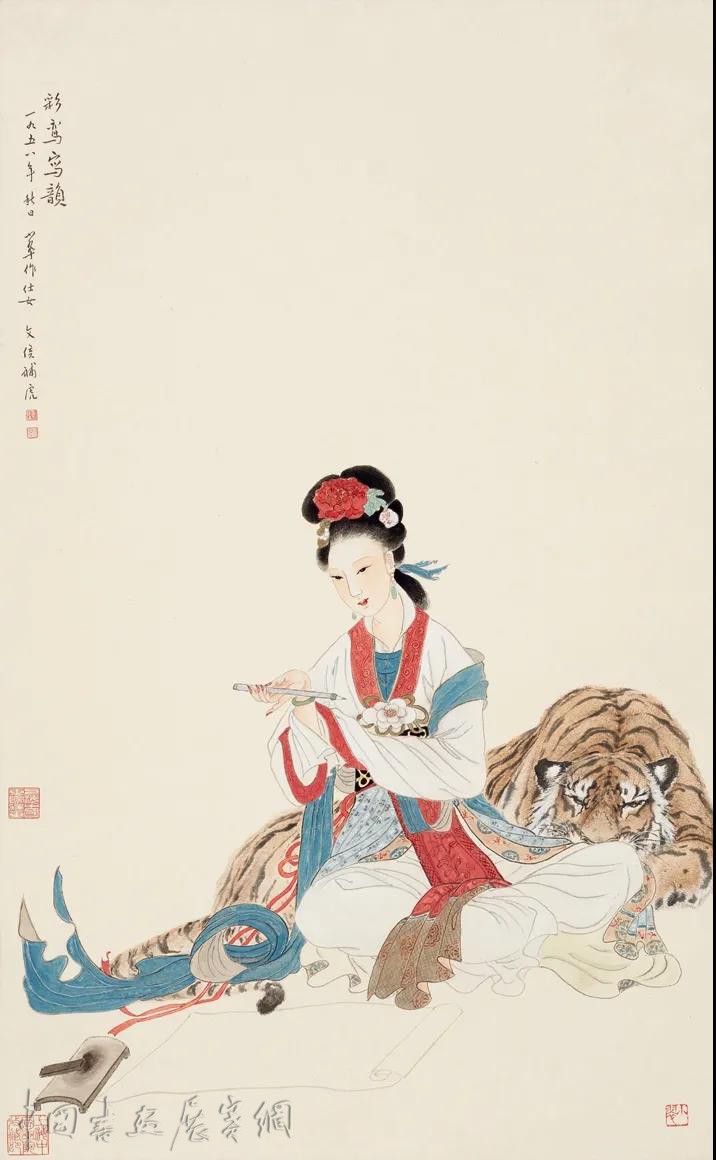 闺秀画家陈小翠的仕女人物画：是慰藉，也是理想