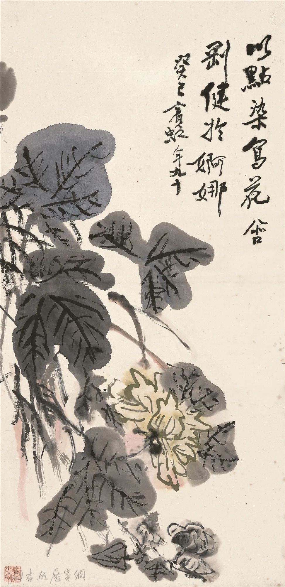 鉴赏|黄宾虹花鸟画之美：含刚健于婀娜| 中国书画展赛网