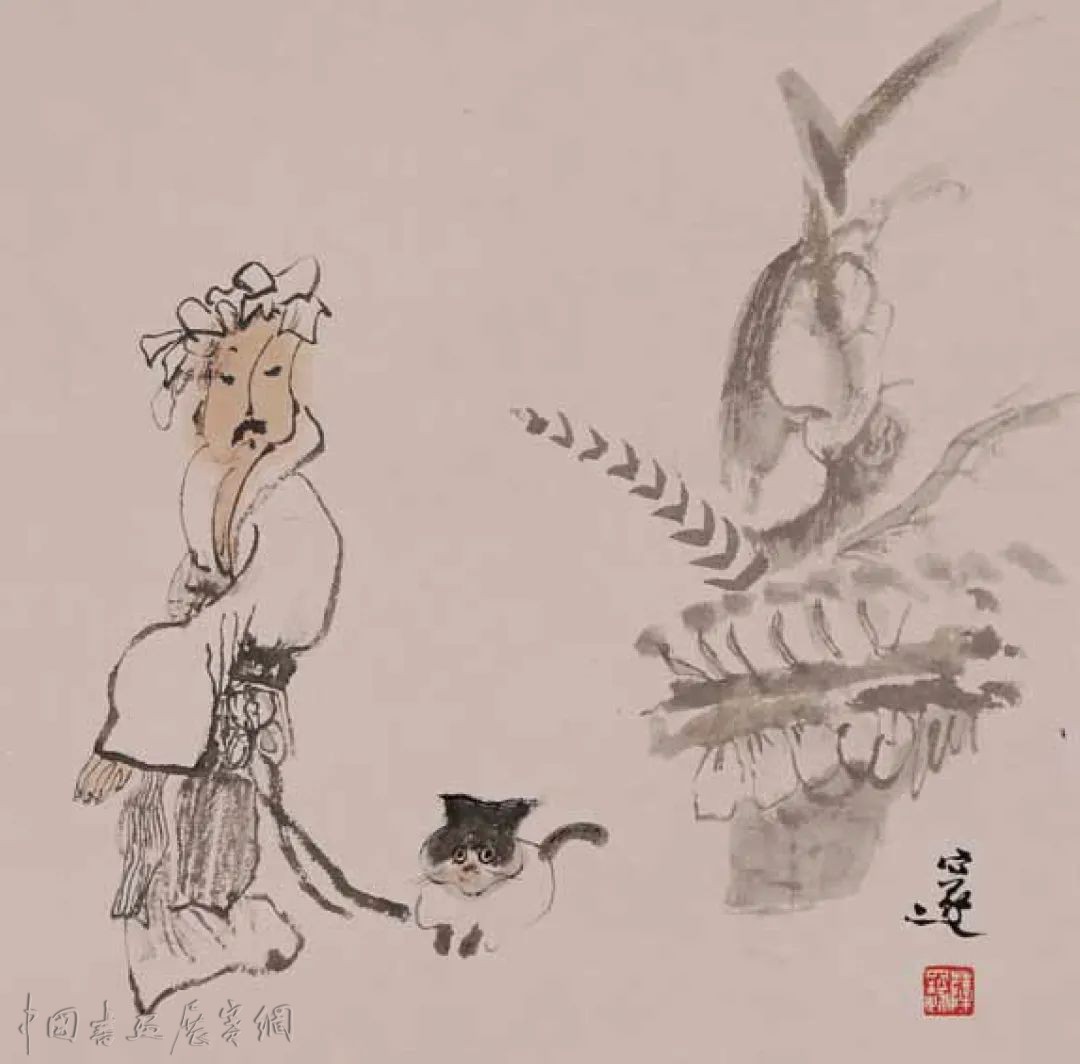 现场|从贺友直经典看起:白描是一种精神,也一直在传承