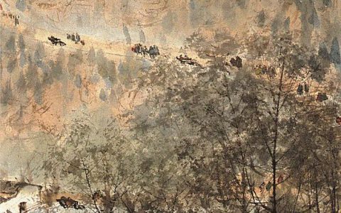 南博展“风展红旗如画”，呈现傅抱石红色主题绘画