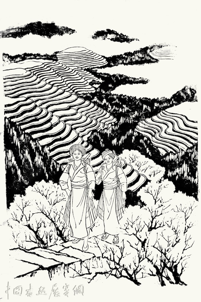 水墨画 黄山煙雲 文濤作 掛軸 以刀代笔”表达鲁迅呐喊，再读新兴木刻先驱者陈烟桥| 中国书画展赛网