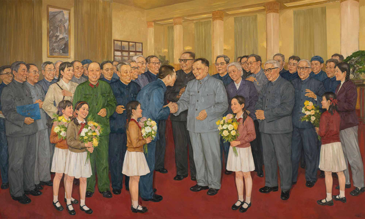 94-《全国科学大会》-王晓伟-油画-300 cm×500 cm.jpg “不忘初心 牢记使命——庆祝中国共产党成立100周年美术作品展览”作品赏析(四)