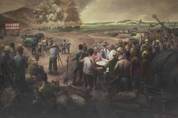 103《创办经济特区》-范勃、郭祖昌、林锋-油画-300 cm×450 cm .jpg “不忘初心 牢记使命——庆祝中国共产党成立100周年美术作品展览”作品赏析(四)