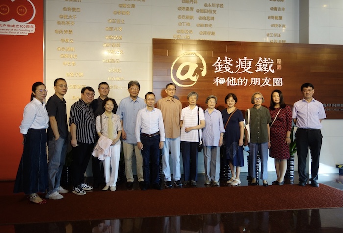现场|从钱瘦铁强大的朋友圈,看其笔墨传奇与雄强