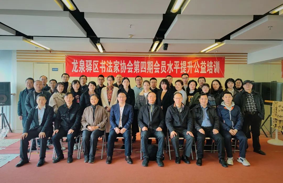 龙泉驿区书法家协会第四期会员水平提升公益培训班成功举办