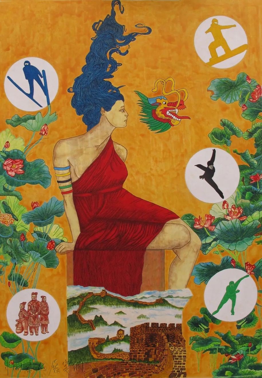 国际版画中的奥运精神，北京画院特展迎冬奥