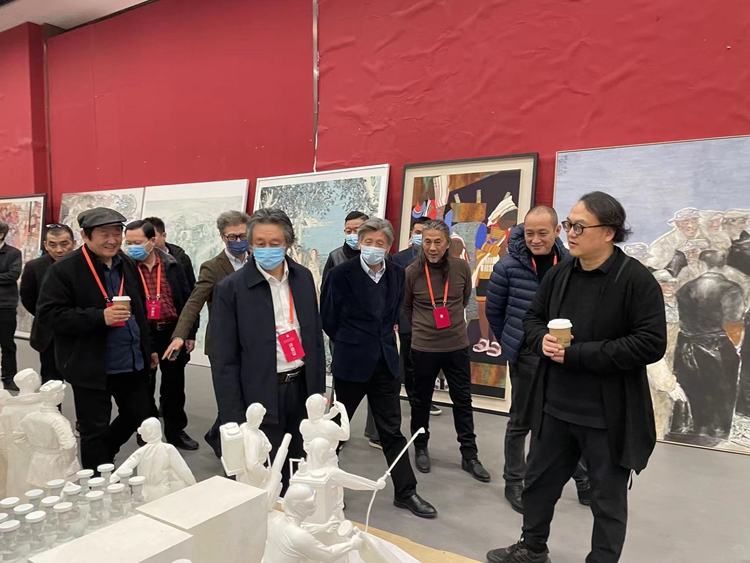 13.jpg “第七届全国青年美术作品展览”复评工作在杭州举行