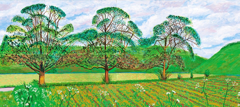 对话中的风景，从大卫·霍克尼回溯西方风景画| 中国书画展赛网
