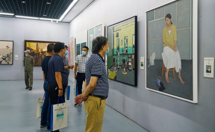 微信图片_20220712214239.jpg 第四届“邮驿路 运河情”全国美术作品展在江苏高邮开幕