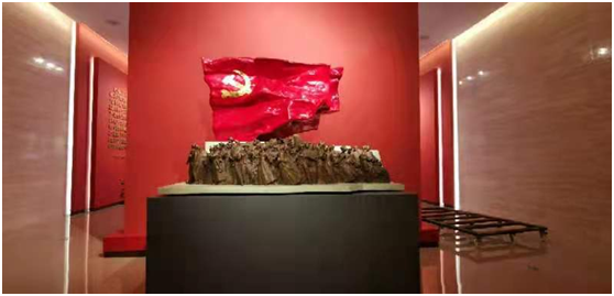 鲁迅美术学院《旗帜》组雕手稿落户延安革命纪念馆