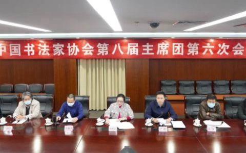 中国书协召开八届主席团六次会议（扩大）部署学习宣传贯彻党的二十大精神并开展学习研讨