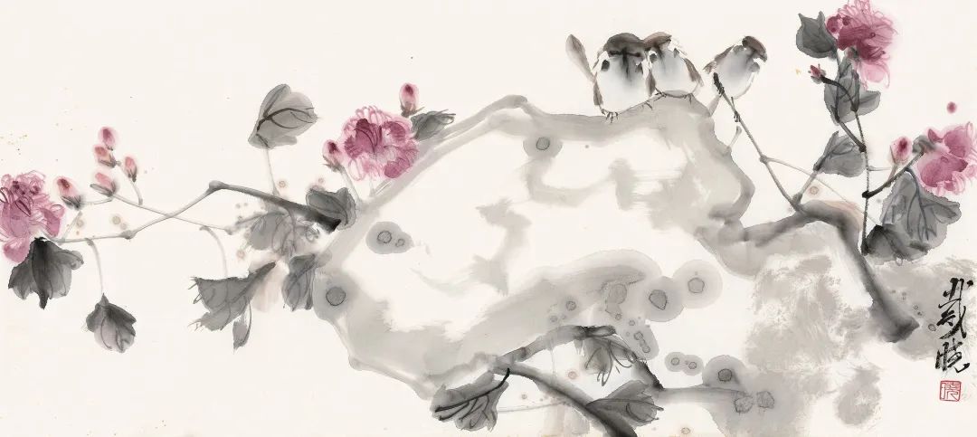 荷风清响——戴晓花鸟画展在成都开幕 荷风清响——戴晓花鸟画展在成都开幕
