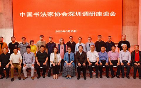 中国书法家协会在深圳召开调研座谈会