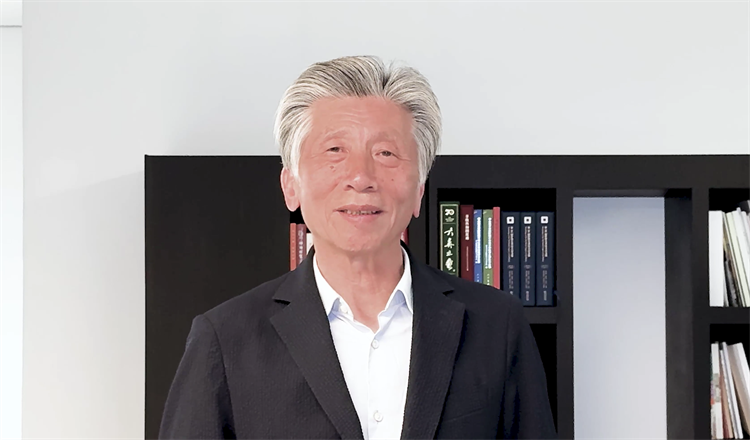 2.中国美术家协会主席范迪安视频致辞.png 红岩清风——廉洁文化美术作品展览在重庆市开幕
