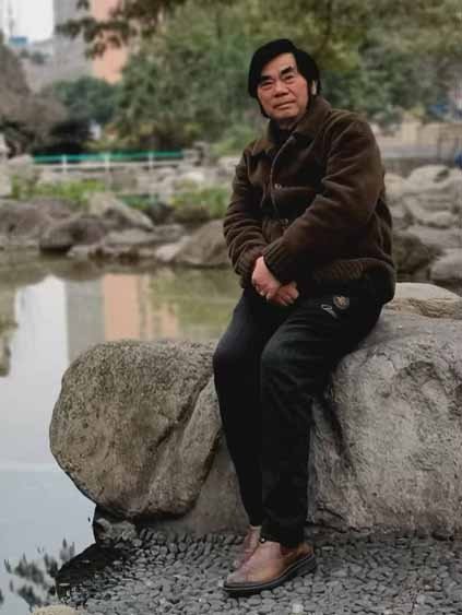 邓代昆书李白《古风五十九首》之三首草书中堂欣赏