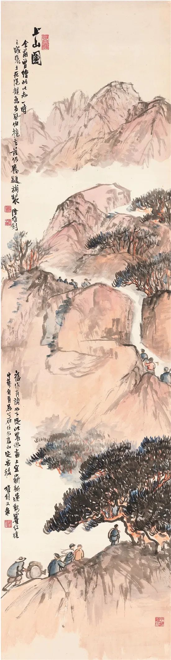 陆维钊《上山图》赏析| 中国书画展赛网